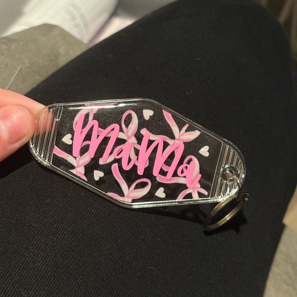 Mama Pink Key Holder